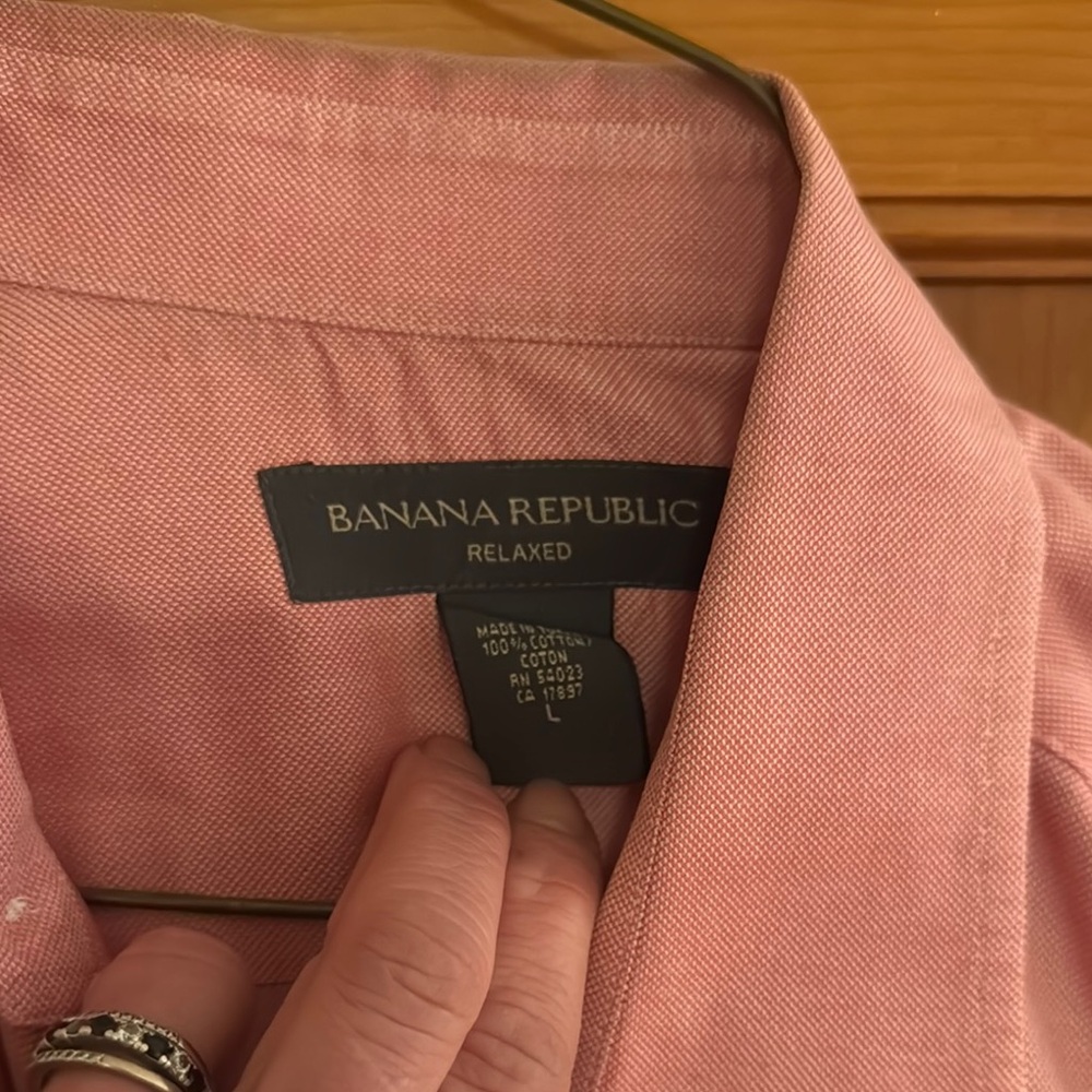 Banana Republic Pink Dress Shirt